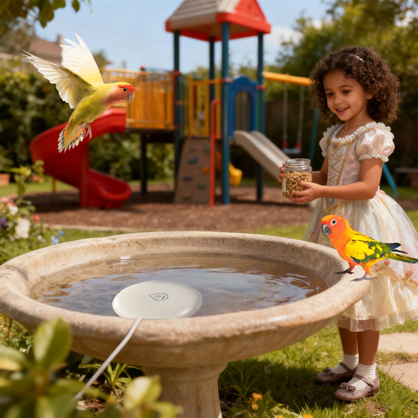 Smart Garden Bird Bath - Calentador para baño de pájaros, calentador
