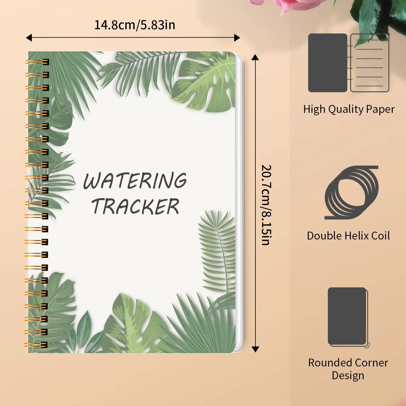 Garden Journal Planner - Cuaderno Espiral A5 para el Cuidado