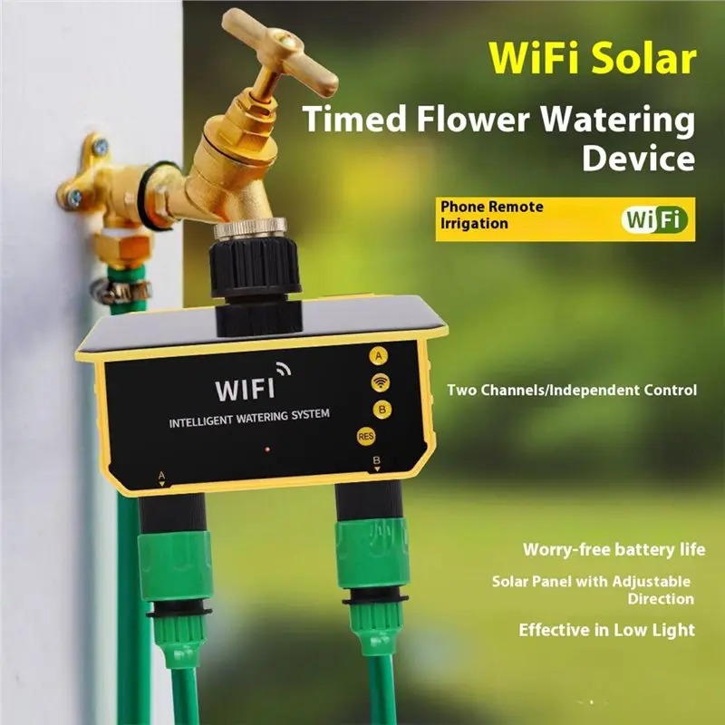 Controlador de Riego Solar WIF - Smart Garden Water Timer reseña y precio