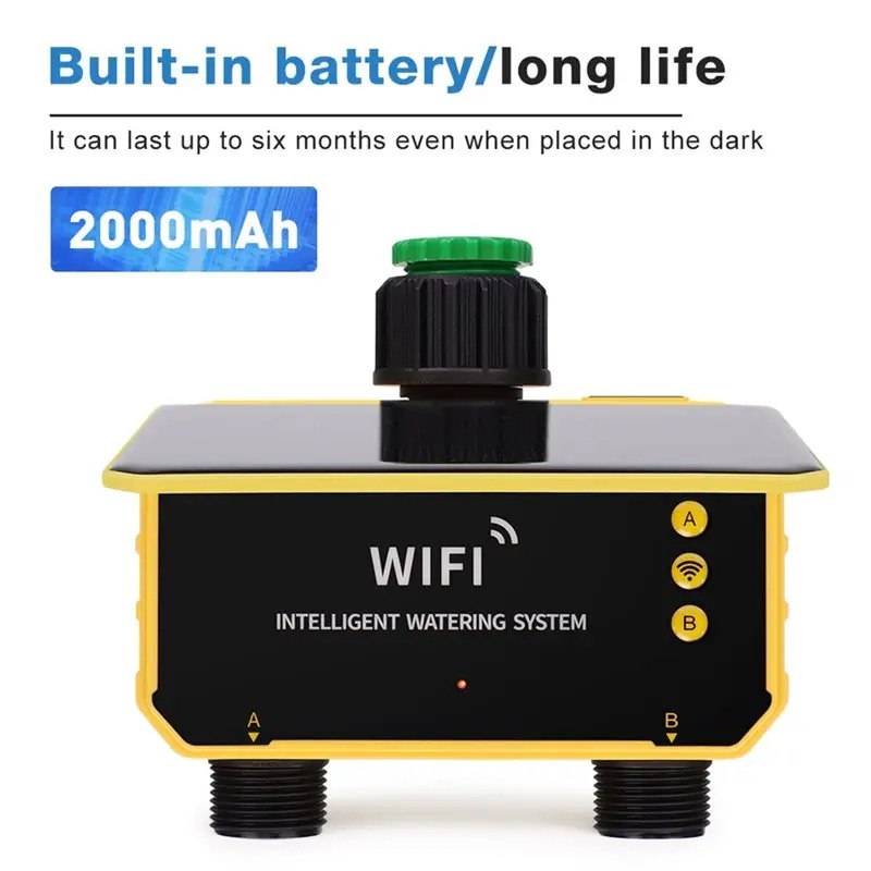 Controlador de Riego Solar WIF - Smart Garden Water Timer reseña y precio
