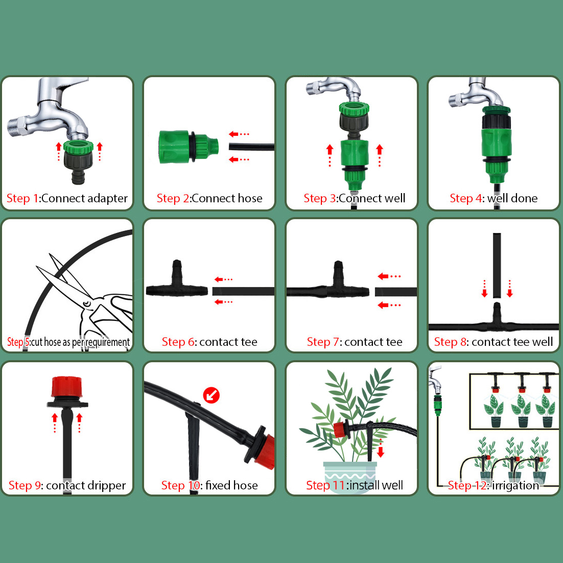 Sistema de riego por goteo par - Smart Garden Tower reseña y precio