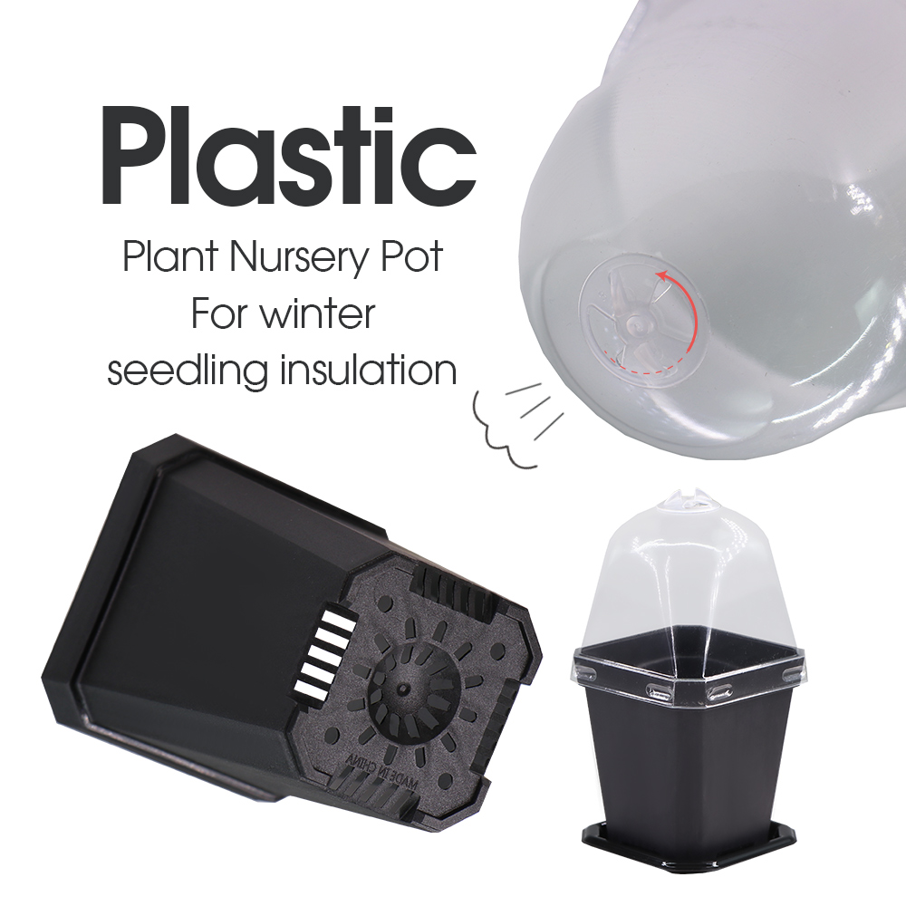 Macetas negras resistentes con - Smart Garden Domes reseña y precio