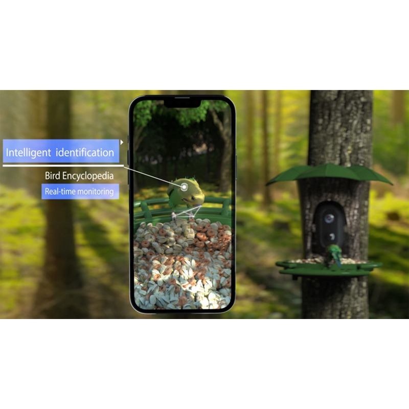 Solar AI Smart Bird Feeder Bir - Smart Garden Ai reseña y precio