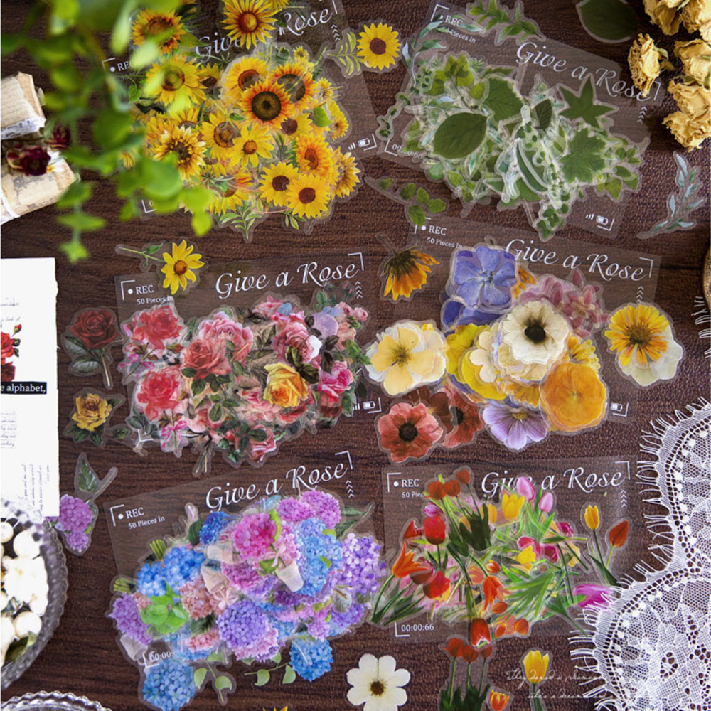 Pegatinas Florales para Diario - Garden Journal Planner reseña y precio