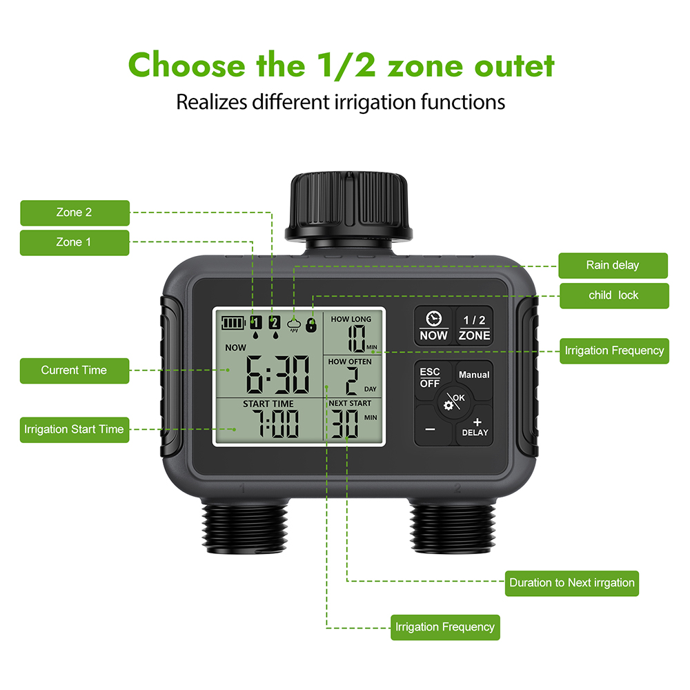 Temporizador de Riego de Jardí - Smart Garden Water Timer reseña y precio