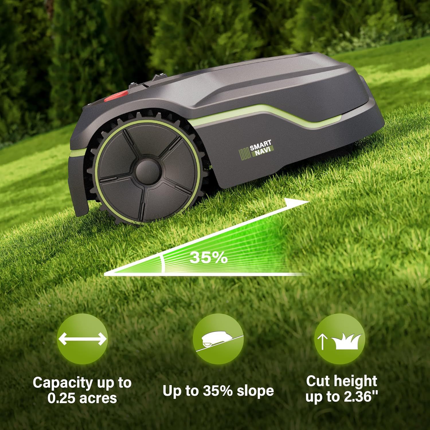 Cortacésped Robótico Inteligen - Smart Garden Robot reseña y precio