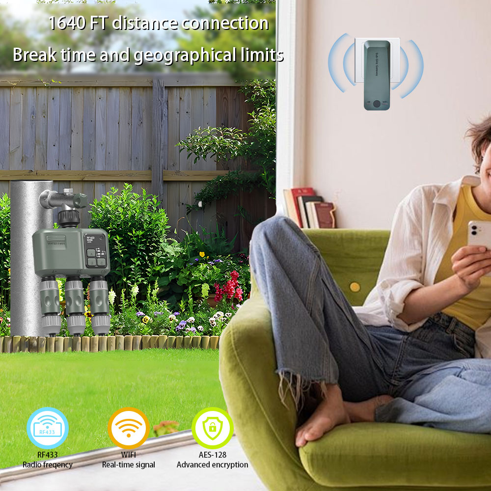 Temporizador de agua Tuya Wifi - Smart Garden Kit reseña y precio