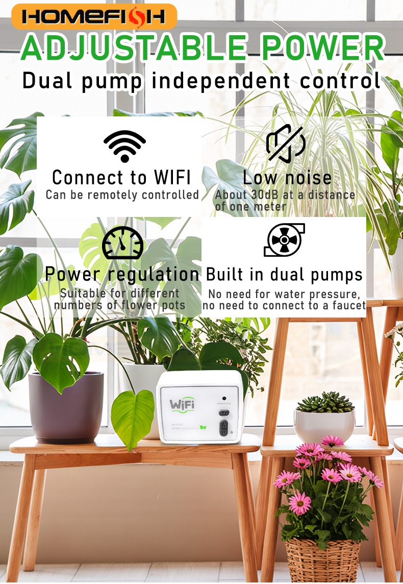 HOMEFISH-bomba Dual inteligent - Smart Garden Domes reseña y precio